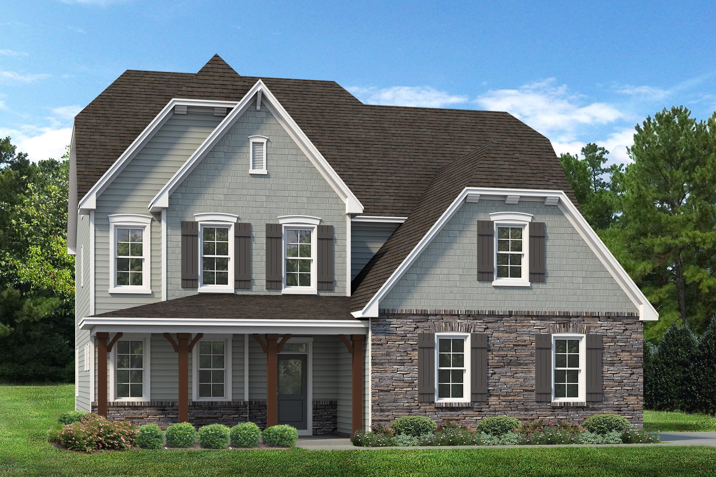 Rendering of the Clark plan planned for 199 Trailcrest Drive in McLendon Hills